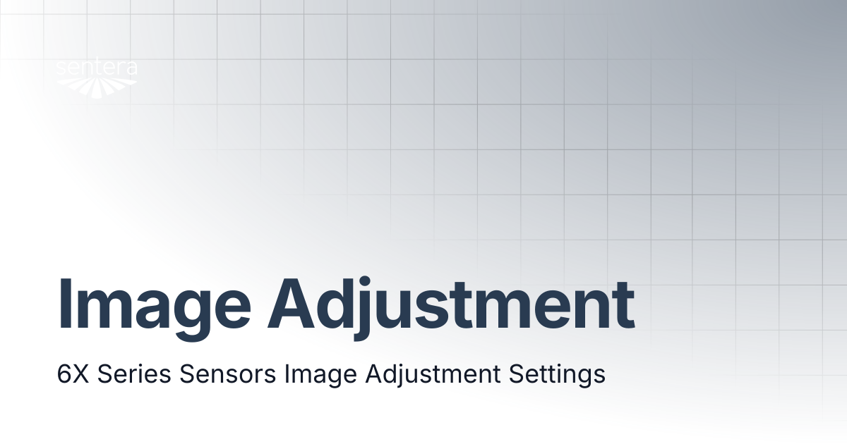 Image Adjustment | Sentera Support